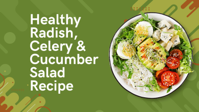 Healthy Radish, Celery & Cucumber Salad Recipe