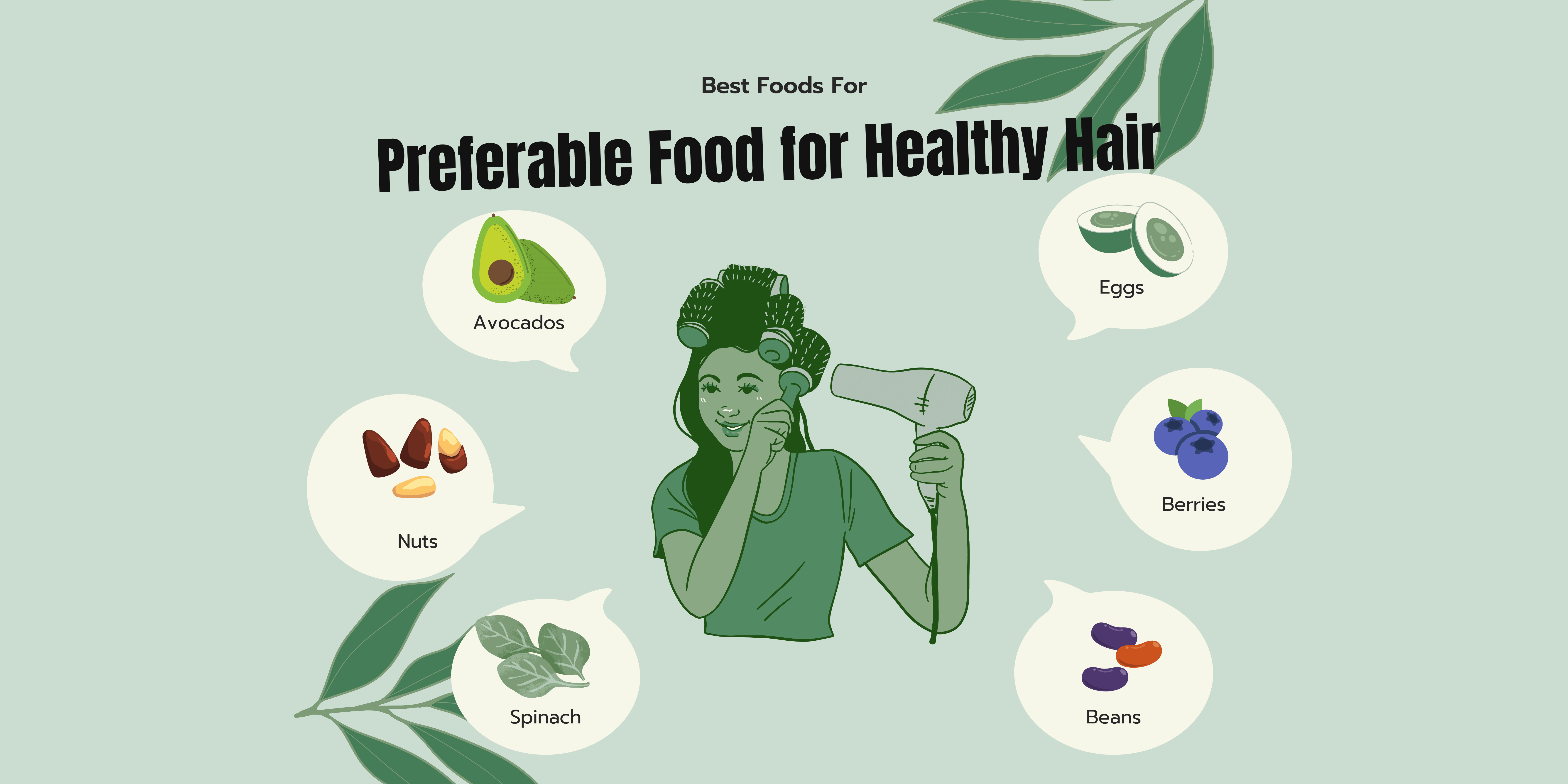 Preferable Food for Healthy Hair