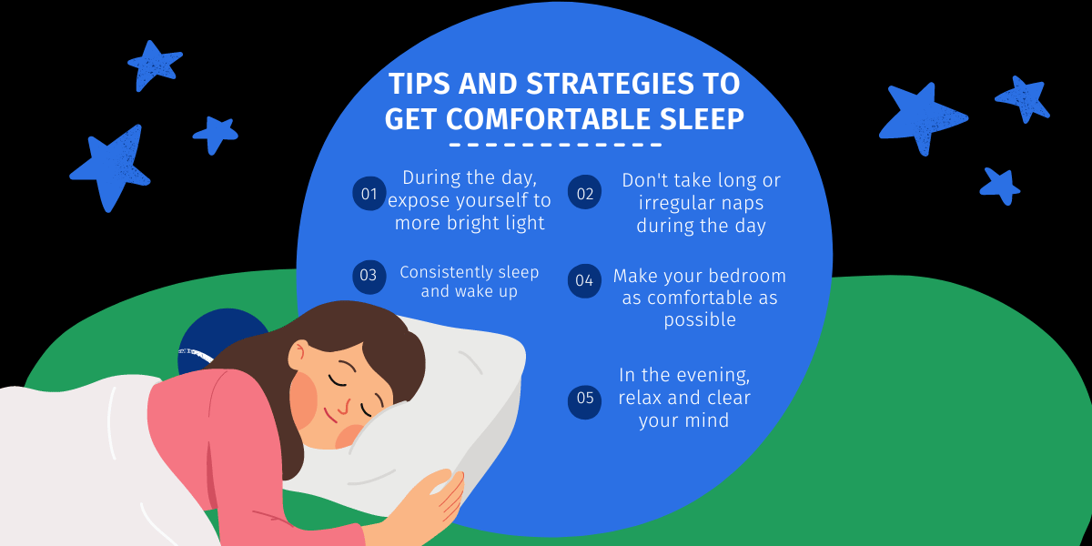 Tips and Strategies to Get Comfortable Sleep