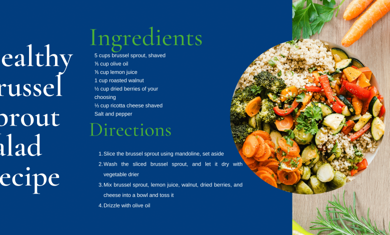 Healthy Brussel Sprout Salad Recipe