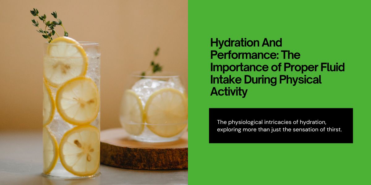 Hydration And Performance